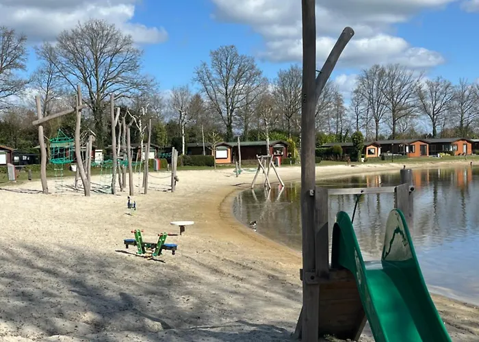 Luxe Chalet Met Airco Bij Bos En Zwemwater